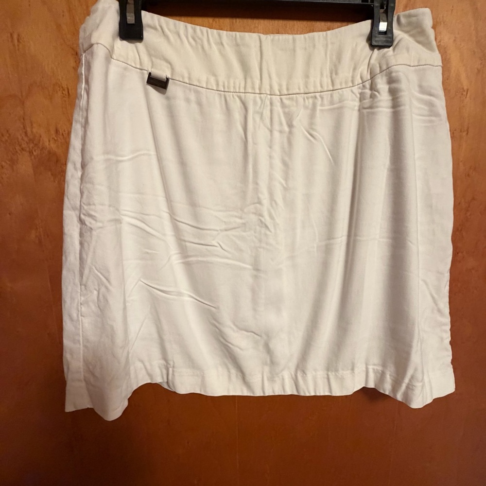 Peck & Peck‎ White Mini Skirt